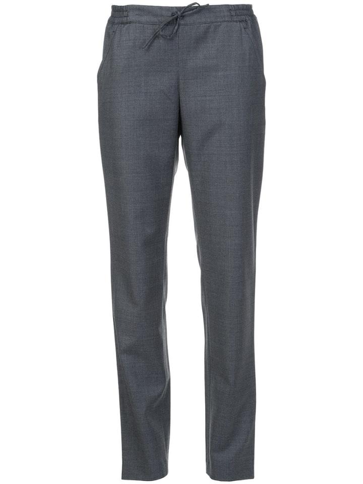 A.p.c. Drawstring Slim-fit Trousers - Grey