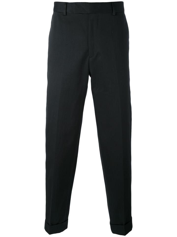 Paul Smith - Slim-fit Tapered Trousers - Men - Cotton - 36, Blue, Cotton