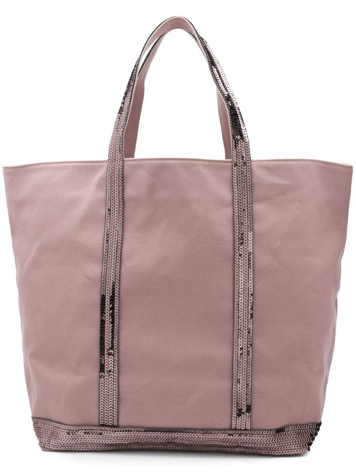 Vanessa Bruno Sequined Detail Tote Bag - Pink