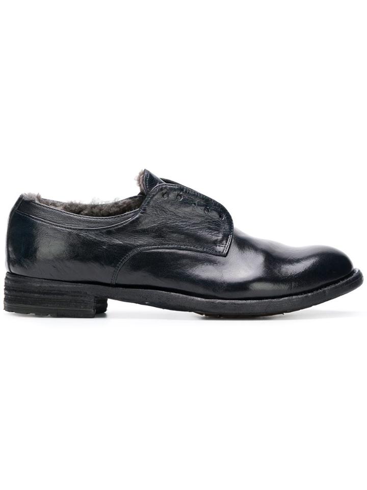 Officine Creative Laceless Derby Shoes - Blue