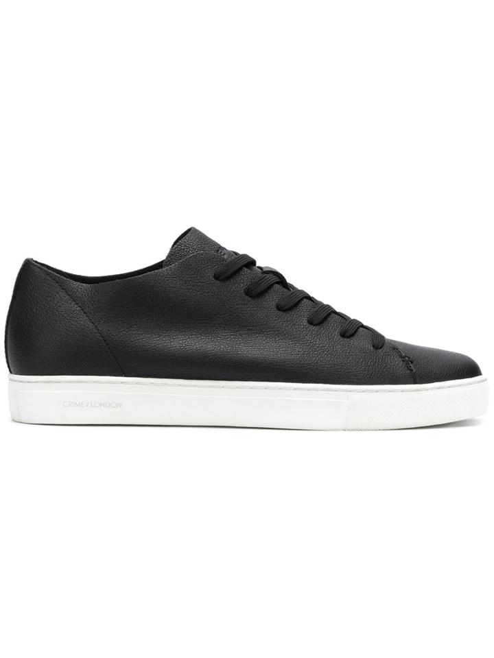 Crime London Ralw Lo Sneakers - Black