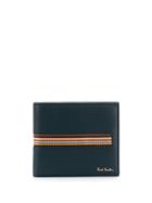 Paul Smith Stripe Detail Square Wallet - Blue