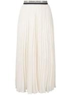 Ermanno Ermanno Pleated Skirt - Neutrals