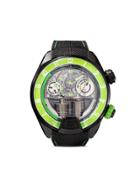 Hyt Green And Black H4 Titanium Watch
