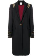 Pinko Military Style Coat - Black