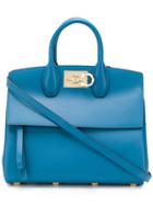 Salvatore Ferragamo The Studio Small Tote - Blue