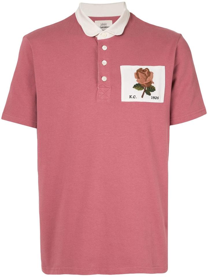 Kent & Curwen Contrasting Collar Polo Shirt - Pink