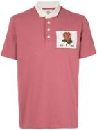 Kent & Curwen Contrasting Collar Polo Shirt - Pink