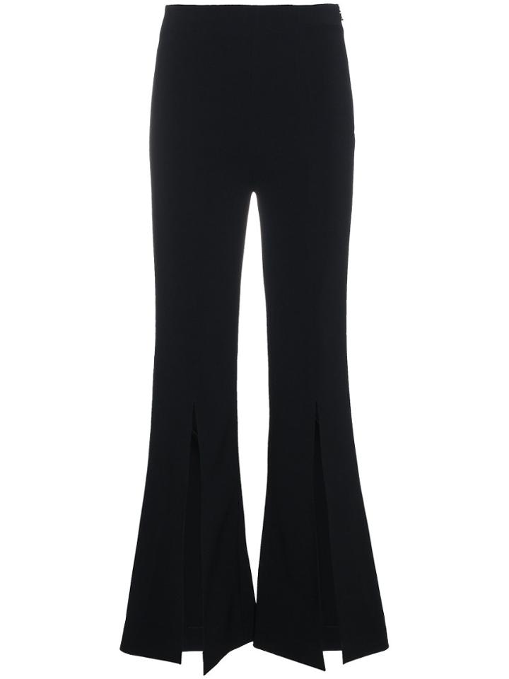 Roland Mouret Parkgate Front Split Trousers - Black