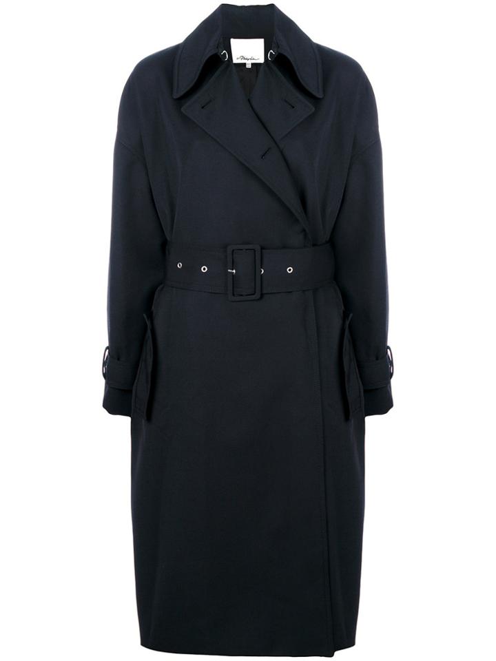 3.1 Phillip Lim Belted Trench Coat - Blue