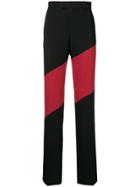 Calvin Klein 205w39nyc Diagonal Panel Tailored Trousers - Black