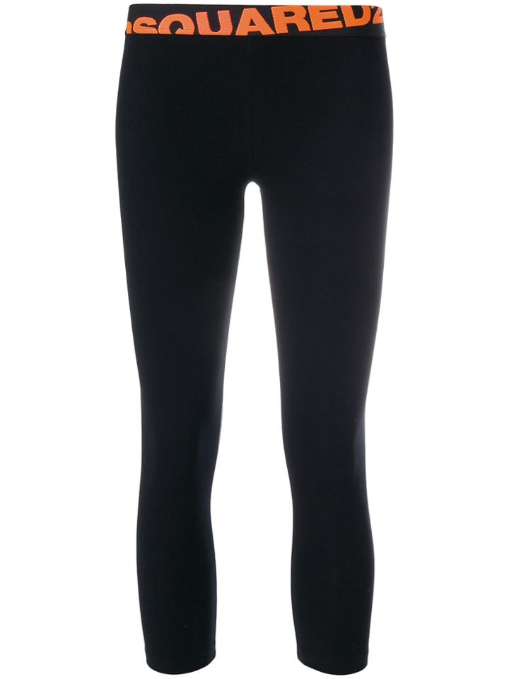 Dsquared2 Logo Band Trousers - Black