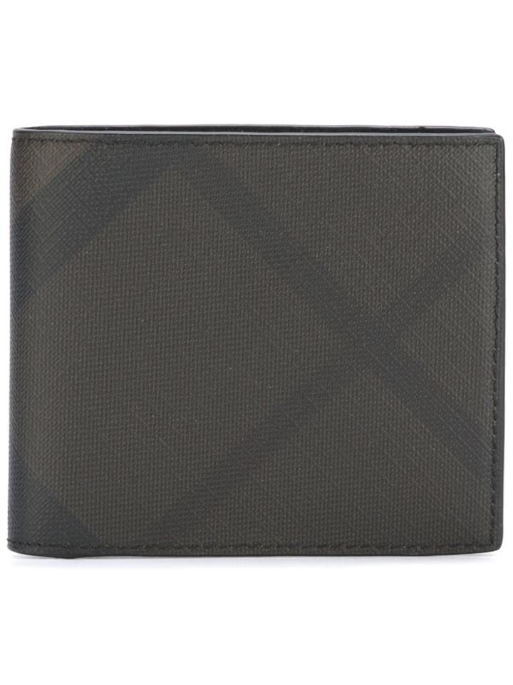 Burberry London Check Billfold Wallet - Black