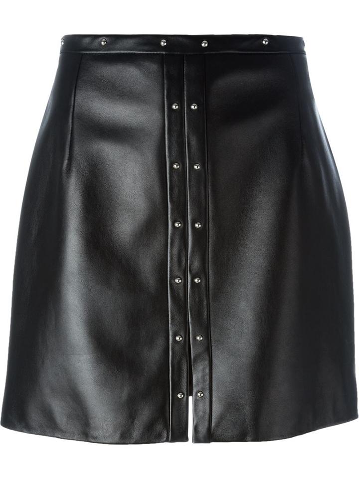 Magda Butrym Leather Mini Skirt