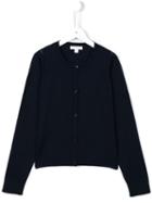Burberry Kids Classic Check Cuff Cardigan, Girl's, Size: 14 Yrs, Blue