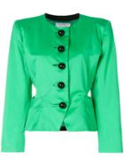 Yves Saint Laurent Pre-owned Oversized Button-detailed Jacket - Green