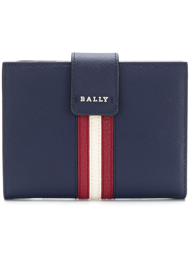 Bally Mini Striped Purse - Blue