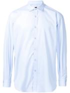 H Beauty & Youth. Classic Shirt, Men's, Size: Large, Blue, Cotton