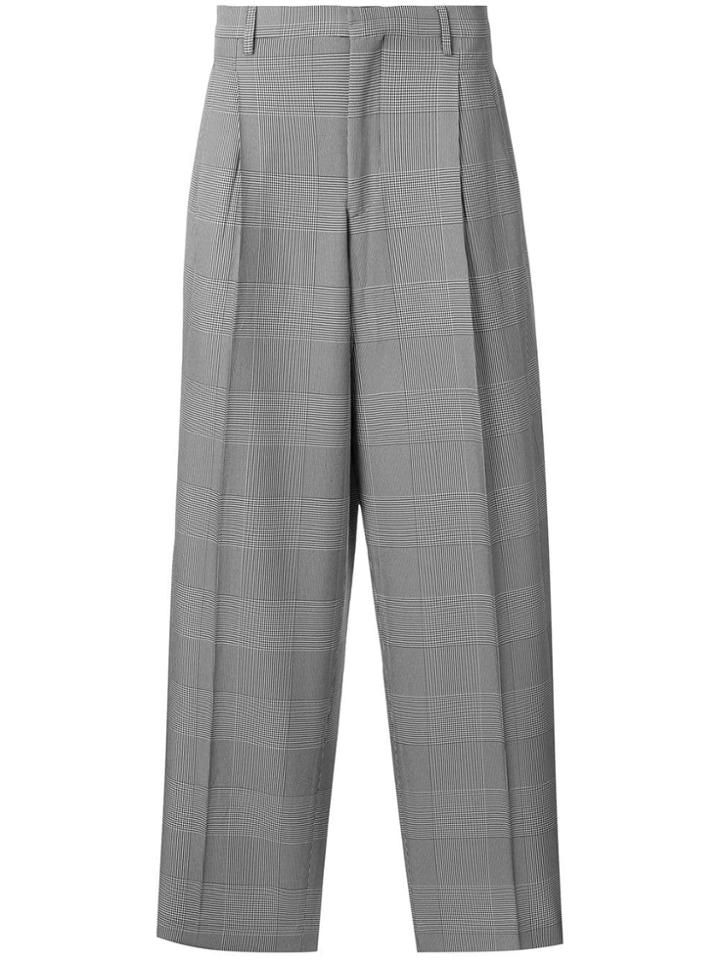 Études Houndstooth Trousers - Grey