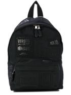 Versus Logo Patches Backpack - Black