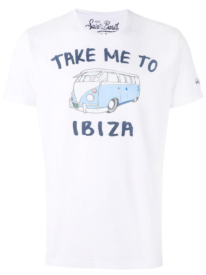 Mc2 Saint Barth - Ibiza Print T-shirt - Men - Cotton - M, White, Cotton