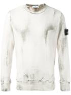 Stone Island - Crew-neck Sweatshirt - Men - Cotton - M, Nude/neutrals, Cotton