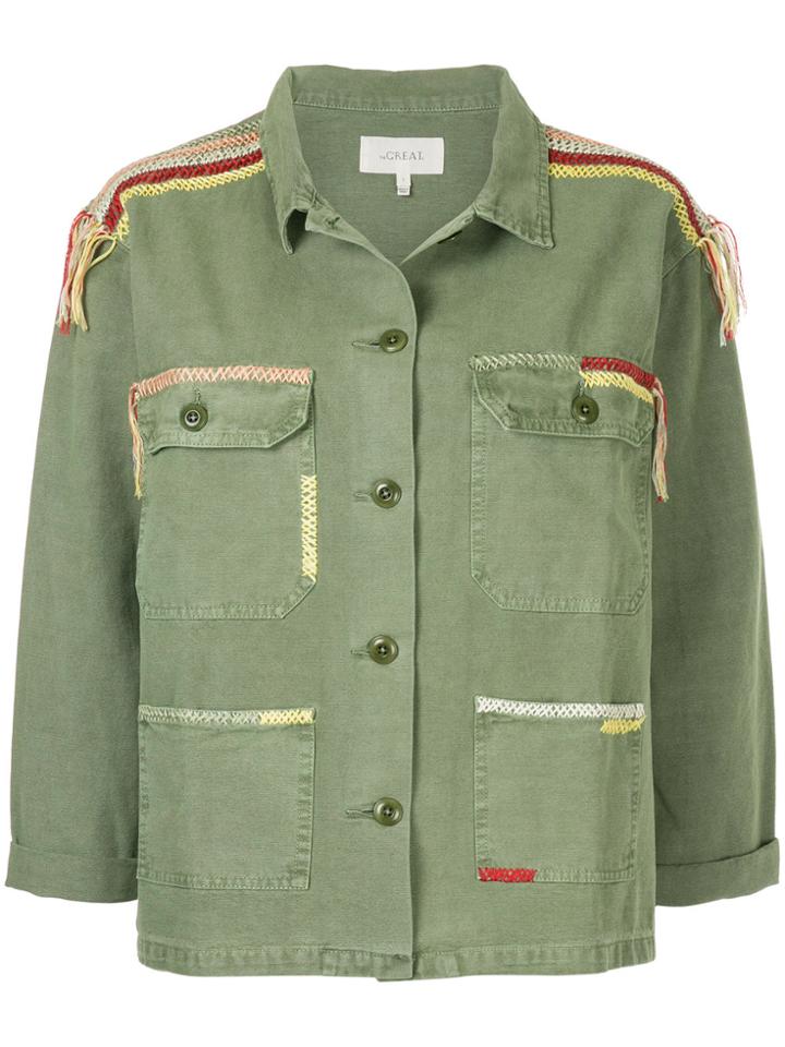 The Great The Sergeant Embroidered Jacket - Green