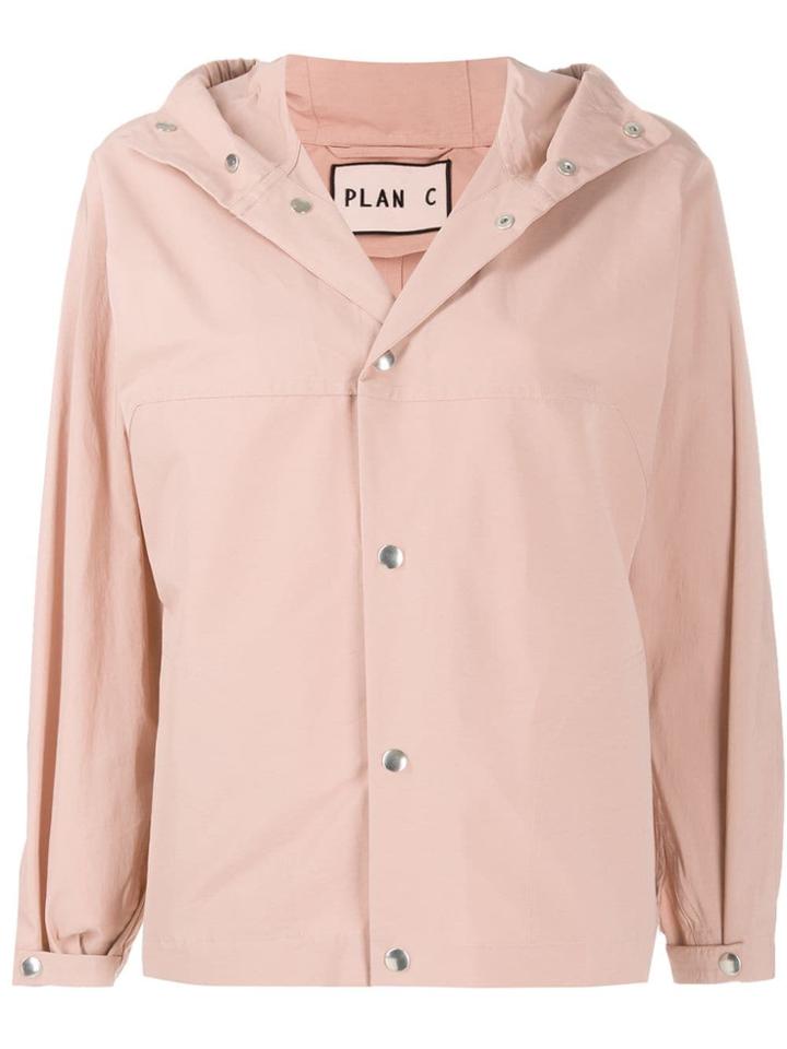 Plan C Hooded Jacket - Pink