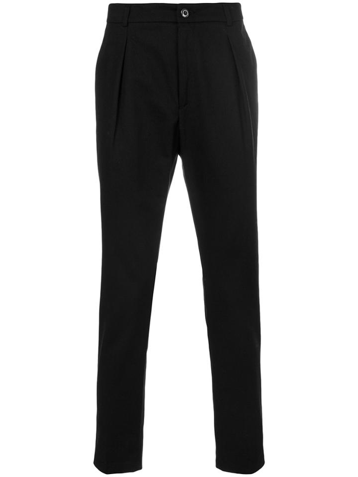 Department 5 Pleat Front Tailored Trousers - Black