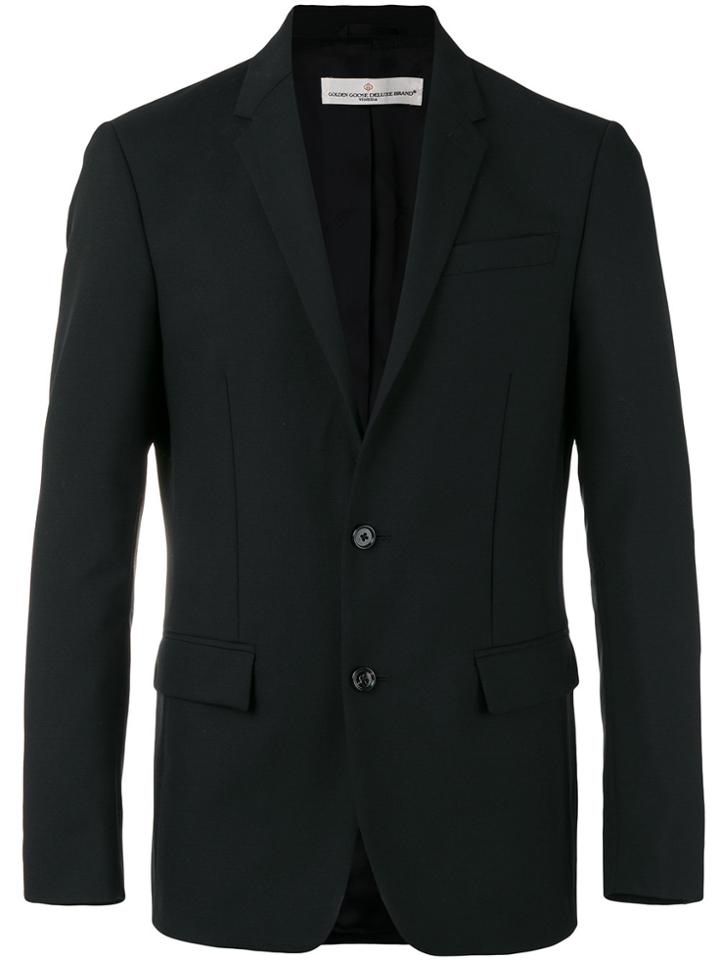 Golden Goose Deluxe Brand Single Breasted Blazer - Black