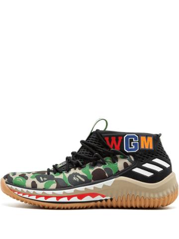 Adidas X Bape Dame 4 Sneakers - Black