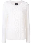 Woolrich Cable Knit Jumper - White