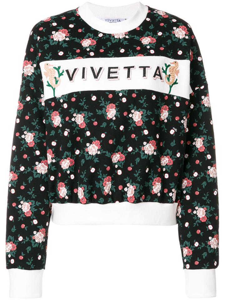 Vivetta Floral Print Sweatshirt - Multicolour