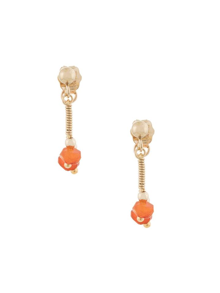 Petite Grand Little Double Drop Earrings - Gold