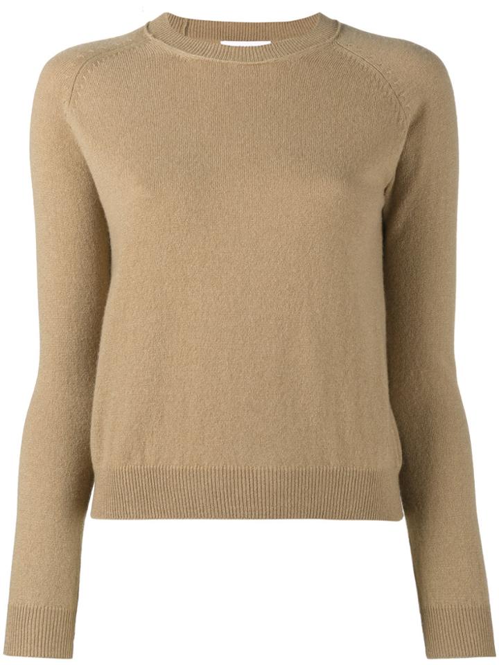 Alexandra Golovanoff Camel Mila Cashmere Jumper - Brown