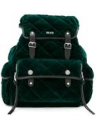 Sonia Rykiel Le Oyster Quilted Backpack - Green