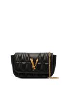 Versace Black Quilted Shoulder Bag