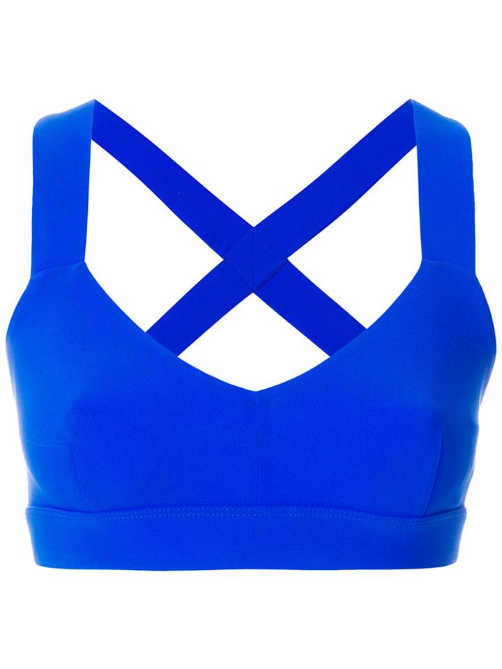 No Ka' Oi Ola Performance Bra - Blue