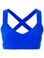 No Ka' Oi Ola Performance Bra - Blue