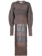 Esteban Cortazar Lurex Knit With Trail