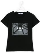 Msgm Kids - Logo T-shirt - Kids - Cotton - 6 Yrs, Girl's, Black