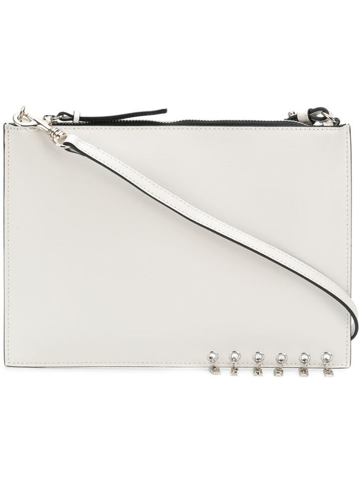 Versus Studded Clutch Bag - White
