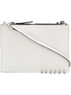 Versus Studded Clutch Bag - White