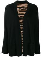 Liu Jo Open Front Boxy Cardigan - Black