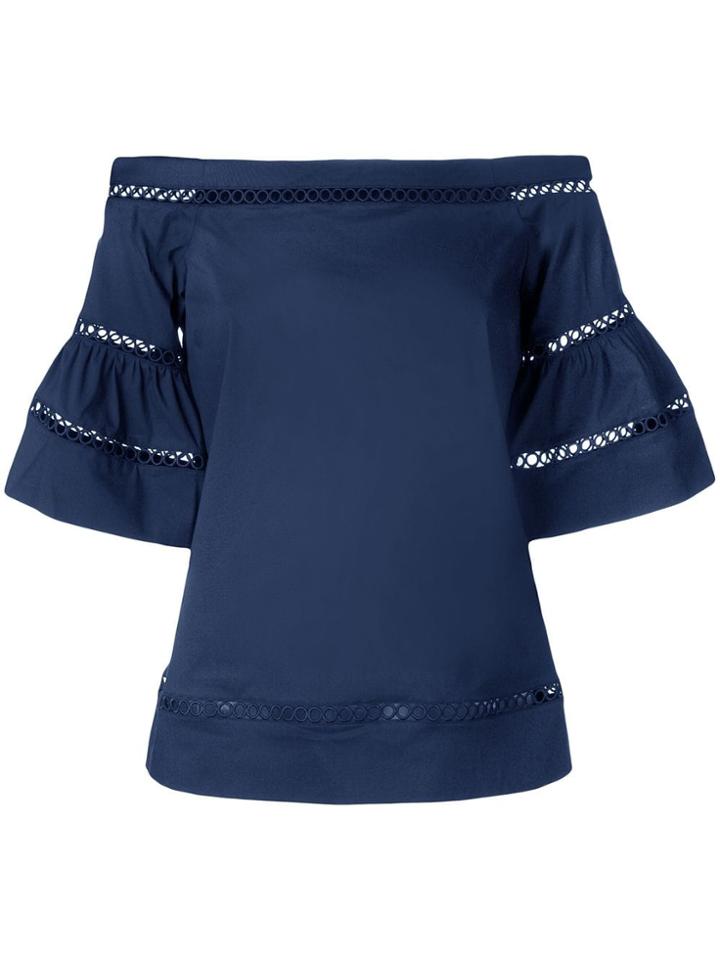 Michael Michael Kors Off-shoulder Blouse - Blue