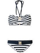 Michael Michael Kors Striped Bikni Set - Blue