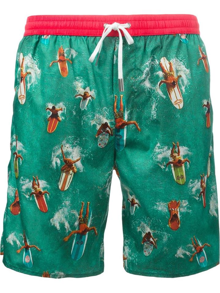 Dsquared2 Surf Print Swim Shorts