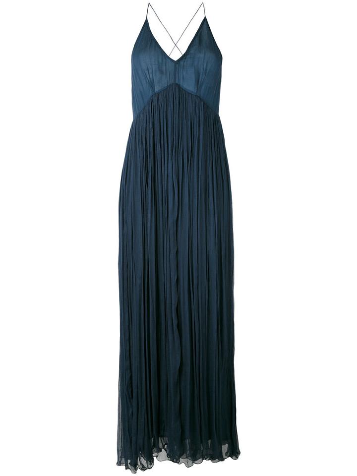 Mes Demoiselles - 'calice' Dress - Women - Viscose - 36, Women's, Blue, Viscose