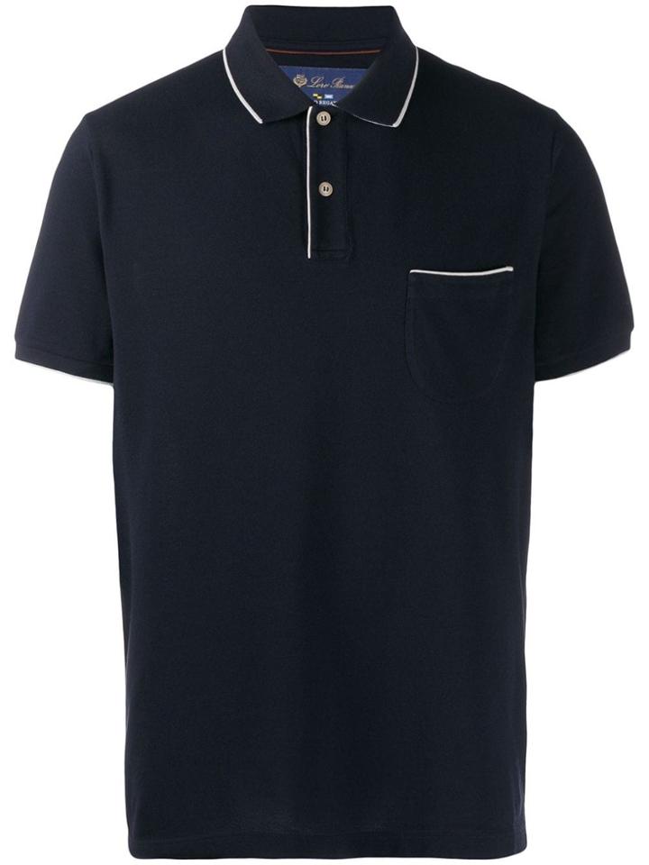 Loro Piana Shortsleeved Polo Shirt - Blue