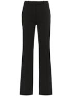 Etro Side Stripe Straight Leg Wool Blend Trousers - Black